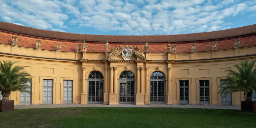 Schlossgarten in Erlangen im Sommer