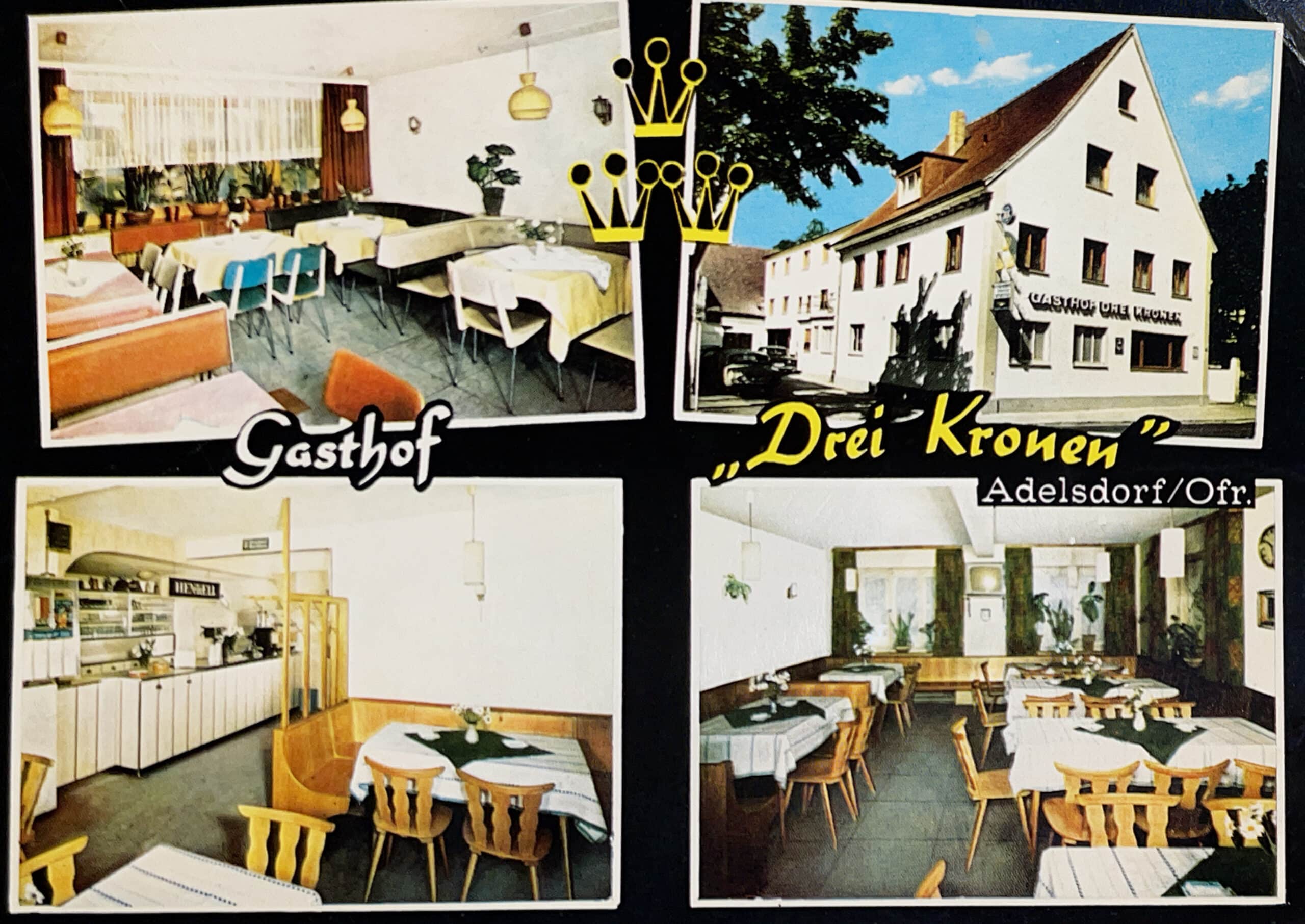 Ansicht einer Postkarte des Hotel Anfang der 60er Jahre.